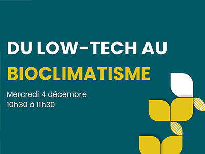 Du Low Tech Au Bioclimatisme Vignette