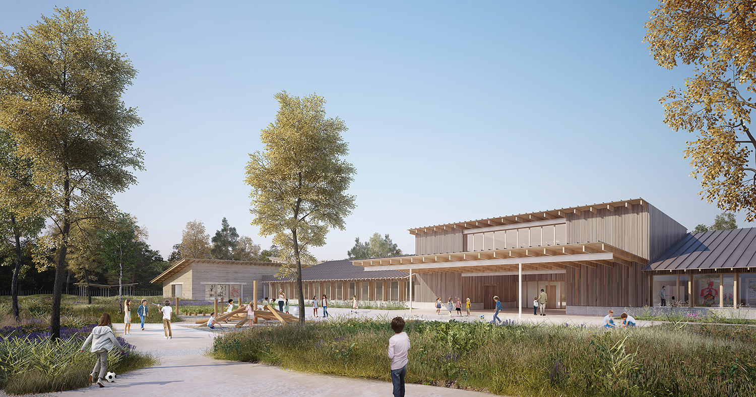 Mordelles (35) – Groupe scolaire, accueil périscolaire et cuisine centrale
