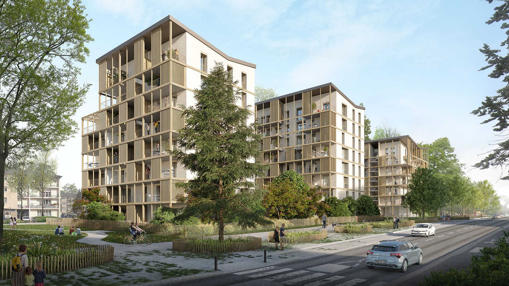 Rennes (35) – Immeuble de 62 logements