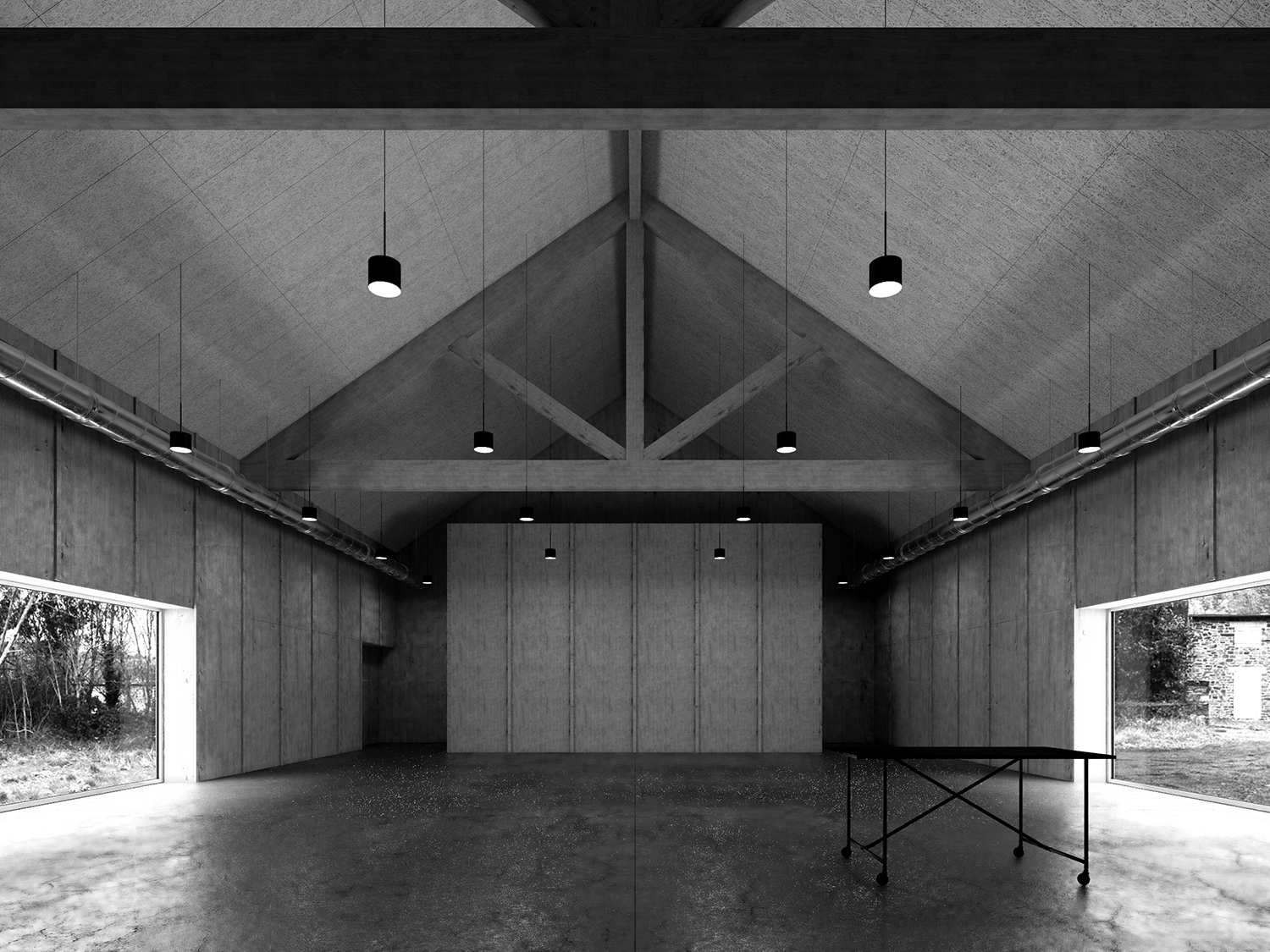 Saint-Coulitz (29) – Salle polyvalente