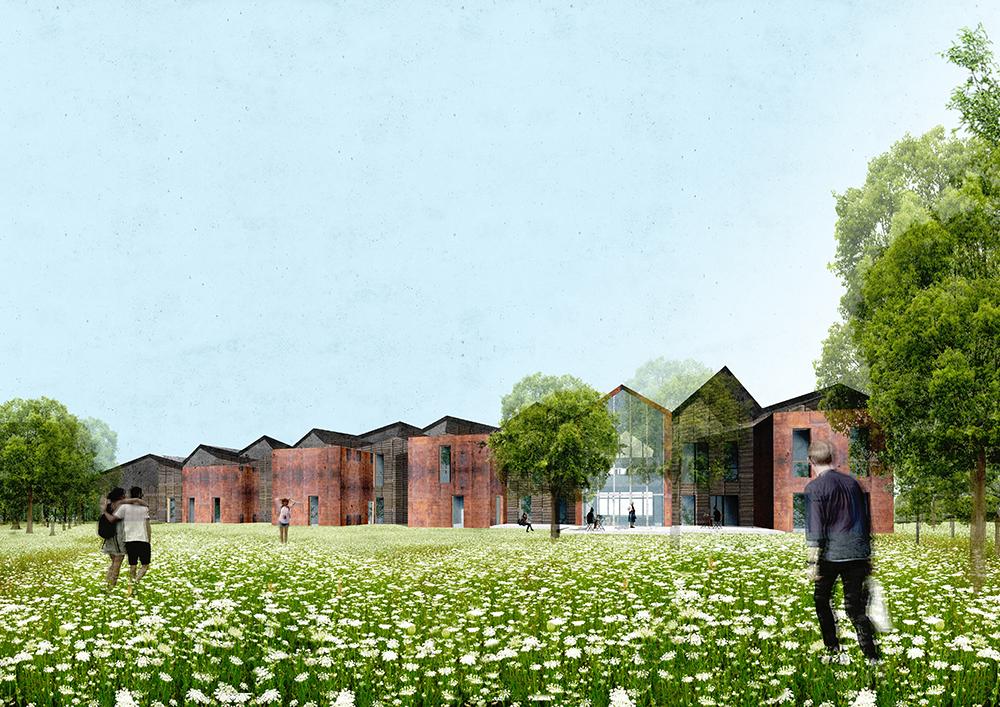 Pole entrepreneurial Brocéliande Communauté par Quinze Architecture