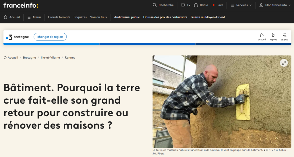 France 3 Bretagne Reportage Terre Crue